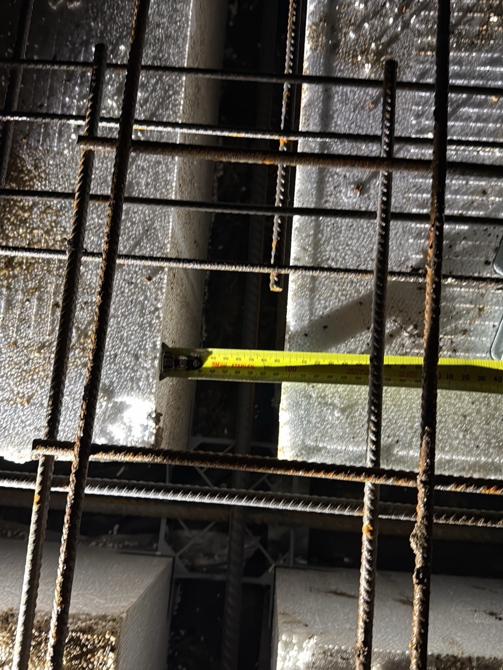 Beam width inconsistent with the engineering drawing, found during a slab pre-pour inspection in Clyde North
